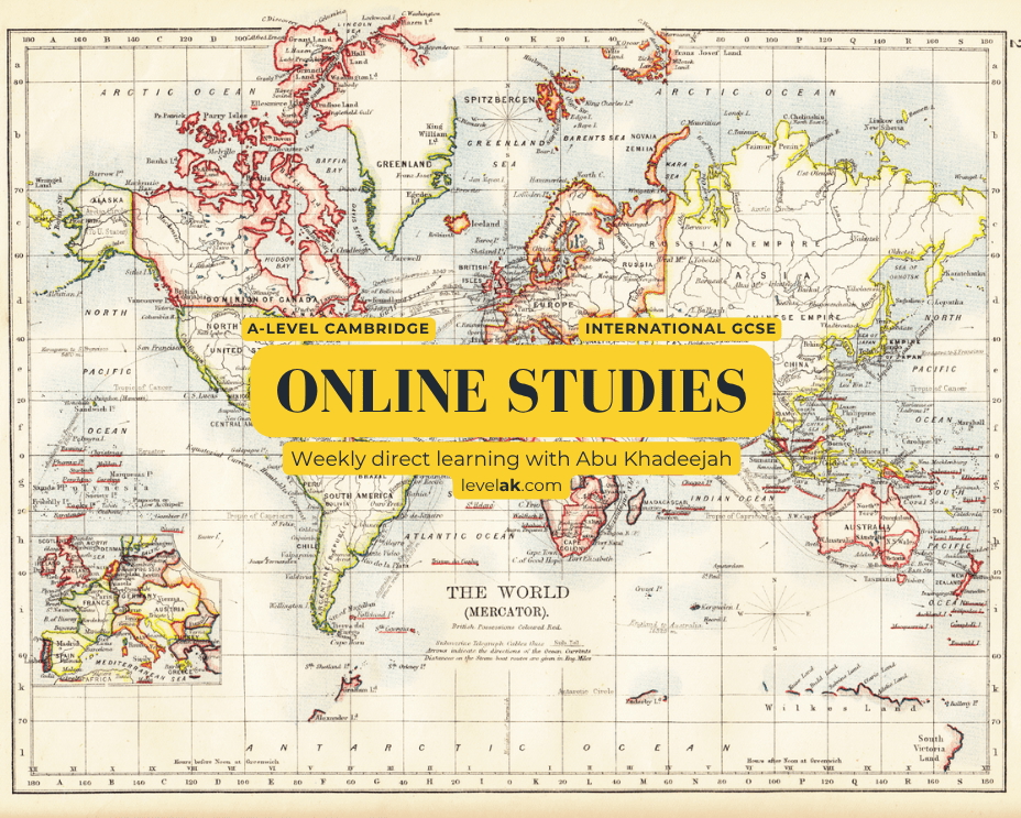 A Level Collage - Courses world map 2.0